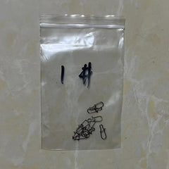 10pcs Swivel Lock Snaps Fishing Hooks Connector Tackle