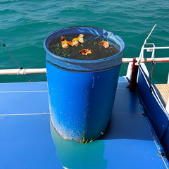 Outdoor Bucket Net Cover Water Tank Barrel Mesh Cover