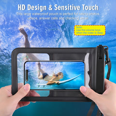 2pc 26 Waterproof Phone Pouch IPX8, iPhone 15 14 13 Pro Max, Galaxy S23 Ultra