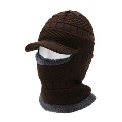 Men's Knitted Hat Face Ear Neck Protection Winter Warm
