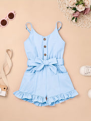 Toddler Girls' Cami Romper for 6 Months-5 Years