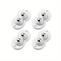 Set of 4 Self Adhesive Caster Wheels Mini Swivel Wheels 360 Degree