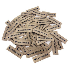 30pcs Personalized With Love Woven Sewing Labels for Clothing Garment