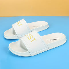 Men's Non Slip Slides 'West Coast' Casual Slippers for Indoor Outdoor Beach