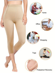 High Waist Capris Pants Tummy Control Butt Lifting Slim Underwear