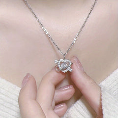 Heart And Arrow Necklace For Women Titanium Steel Necklace
