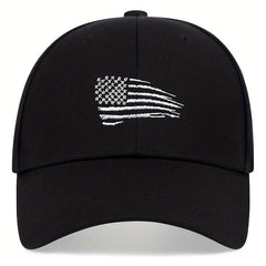Flag Embroidery Baseball Cap Adjustable Dad Hat Lightweight Sun Hats