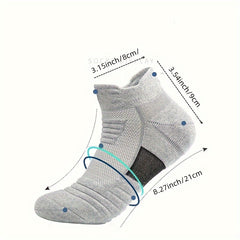 Men's Thick Cotton Basketball Socks - Anti-Slip & Breathable