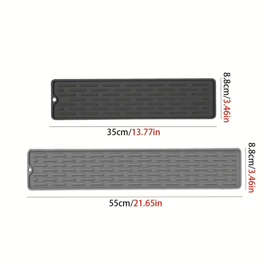 Silicone Dish Drying Mat Eco-Friendly Heat Resistant Kitchen Counter Sink Mat