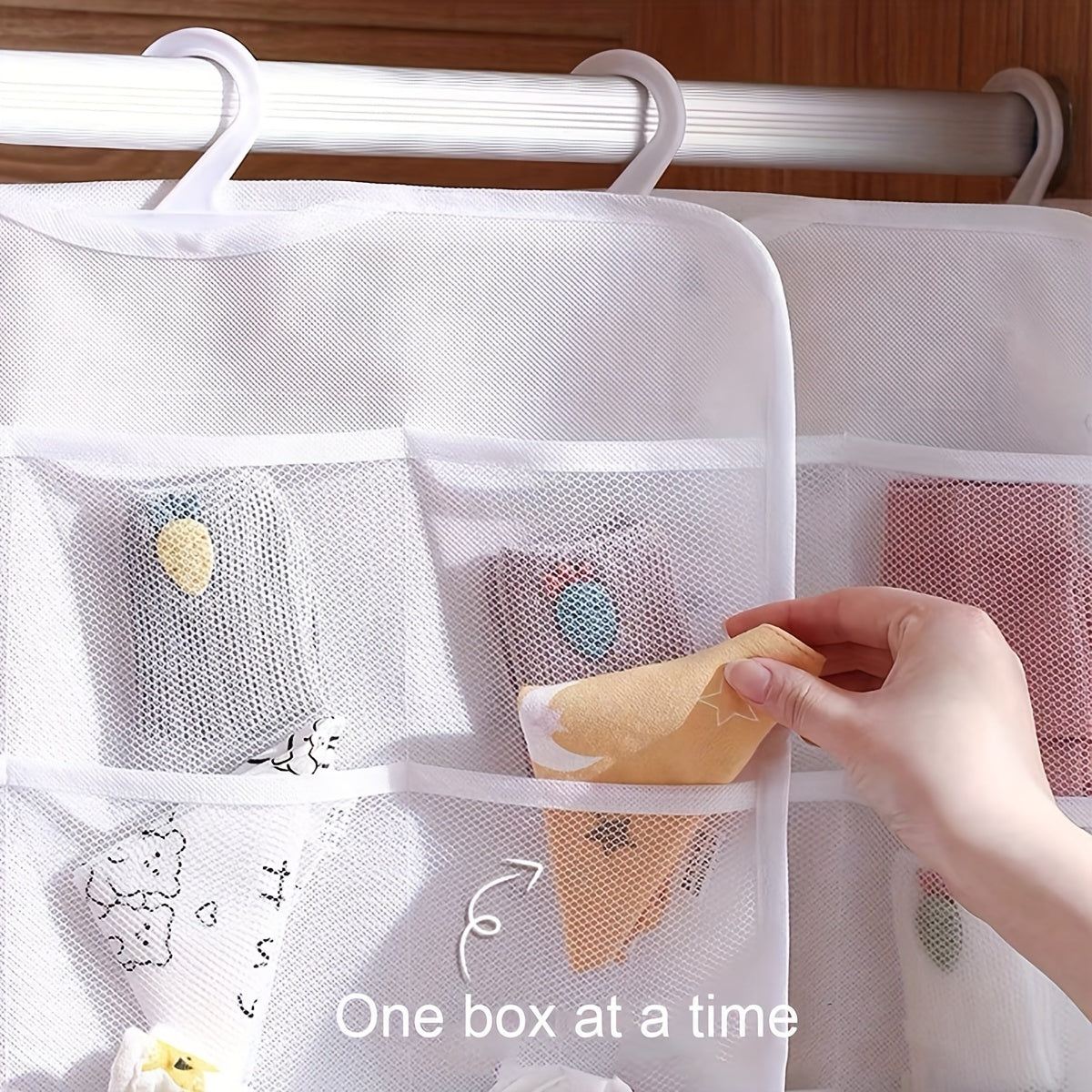 Large Over the Door Organizer Socks Underwear Bag