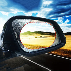 2pcs Car Rearview Mirror Rainproof Film Protect Lens On Rainy Days