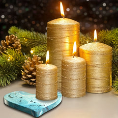 Heart Shape Coaster Silicone Mold Candle Holder