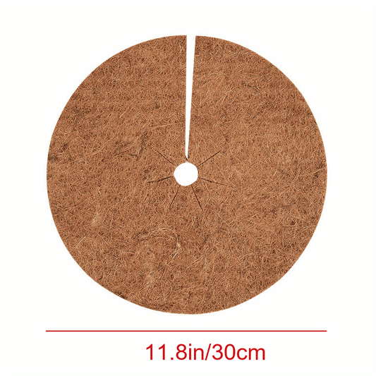 5pcs Coconut Shell Fiber Mulch Mat Anti-grass Flowerpot Mat