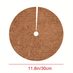 5pcs Coconut Shell Fiber Mulch Mat Anti-grass Flowerpot Mat