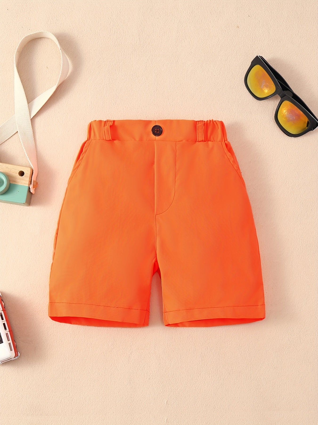 Boys Comfortable Elastic Waist Shorts for Summer