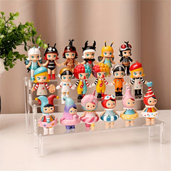 Acrylic Display Stand Shelf Pottery Storage Rack Doll Figurine Shelf