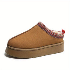 Women's Warm Cozy Slippers Non-slip Fluffy Home Shoes