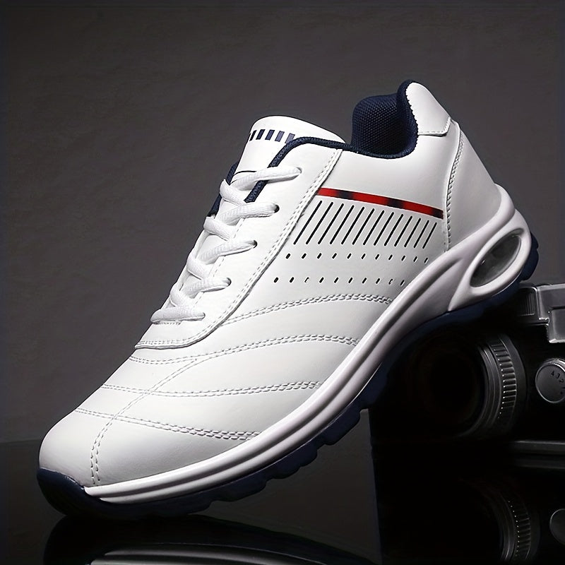 Men's Air Cushion Lace-up Sneakers for Comfortable Walking