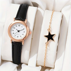 2pcs Quartz Watch Men's Set