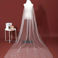Bridal Wedding Veil 3 Meters 1 Tier - Photo Studio Yarn
