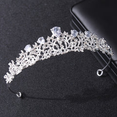 Rhinestone Crown Headband Bridal Wedding Party Decor Princess Tiara