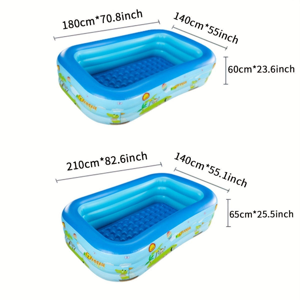 Inflatable Family Swimming Pool for Summer Fun