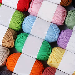 1pc Gradient Knitting Cotton Yarn Soft Warm Hand-knitted Craft Supplies