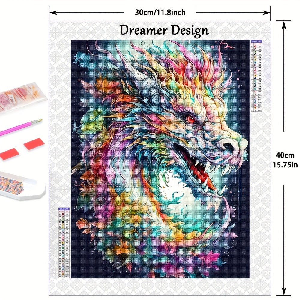 Dragon Diamond Painting Kit 5D DIY Cross Stitch Diamond Art