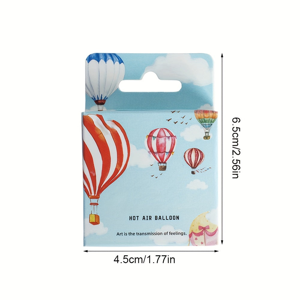 46pcs Hot Air Balloons Box Stickers DIY Hand Account Decoration Scrapbooking