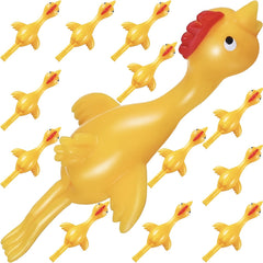 12pcs Catapult Chicken Slingshot Toy Funny Novelty Party Favors