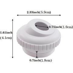 Swimming Pool Eyeball Nozzle Flow Inlet Fitting Directional Flow Inlet Fitting