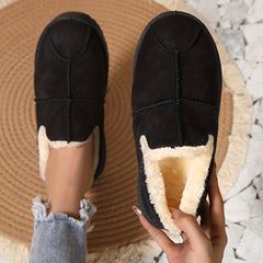 Fur Lined Thermal Soft Thick Sole Snow Shoes Winter