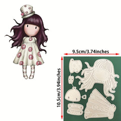 Creative Princess Girl Metal Cutting Dies for DIY Scrapbooking