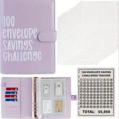 100 Envelopes Challenge Binder - Fun Way To Save $5,050