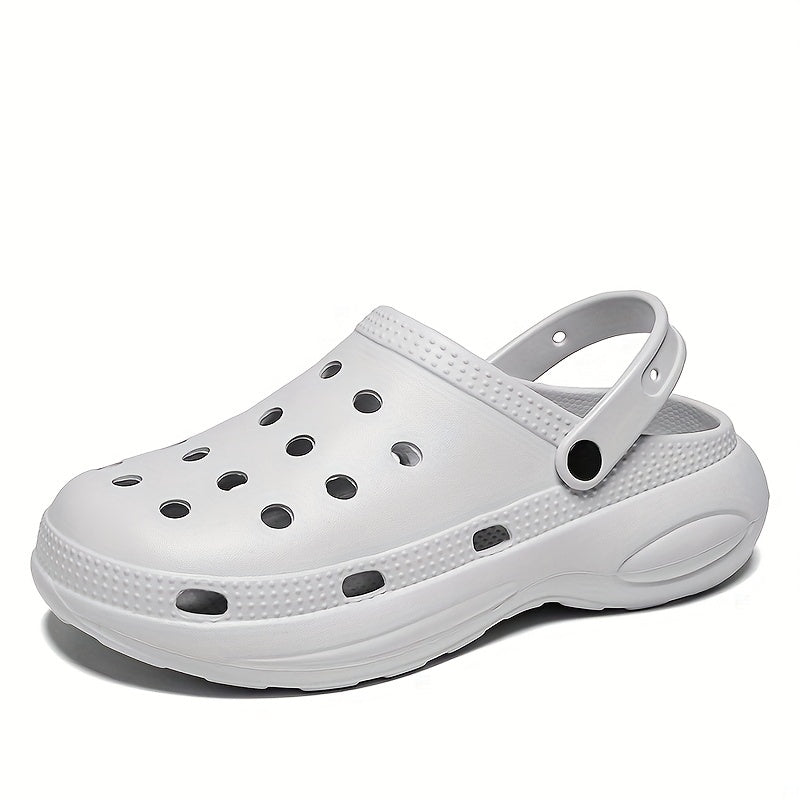 Men's Closed Toe Platform Clogs Outdoor Wear resistant Anti skid Beach Clogs