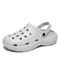Men's Closed Toe Platform Clogs Outdoor Wear resistant Anti skid Beach Clogs