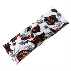 Pumpkin Ghost Pattern Headband Halloween Hairband
