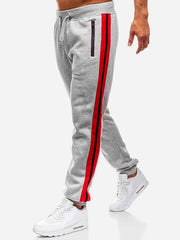 Athletic Joggers Men s Casual Zipper Pocket Slightly Stretch Joggers
