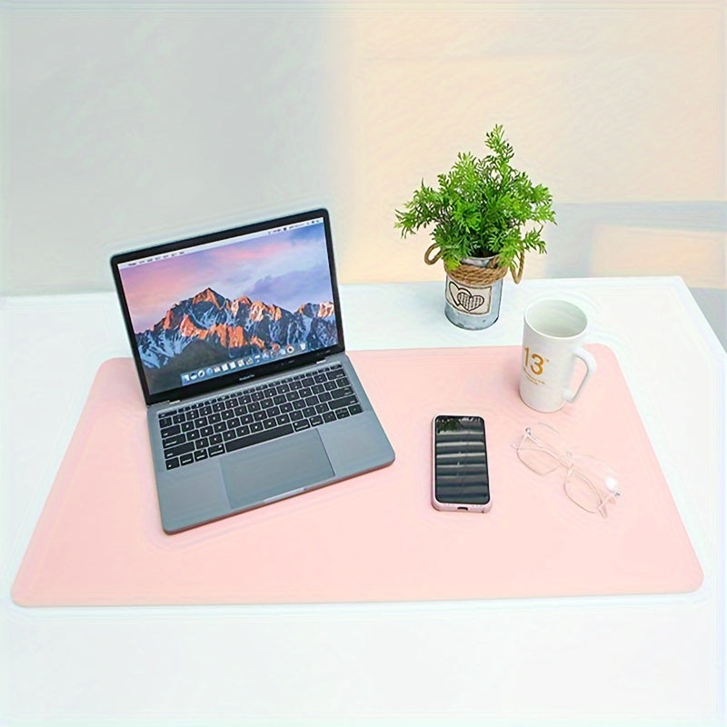 Large PU Leather Mouse Pad Waterproof Desk Pad
