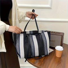 Women's Large Capacity Shoulder Bag - Casual Tote Bag for Outdoor Travel