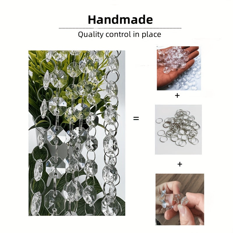 2pcs Acrylic Pendant for Tree Decorations Chandelier Beads