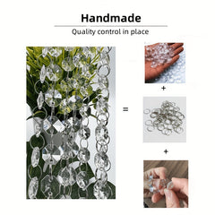 2pcs Acrylic Pendant for Tree Decorations Chandelier Beads