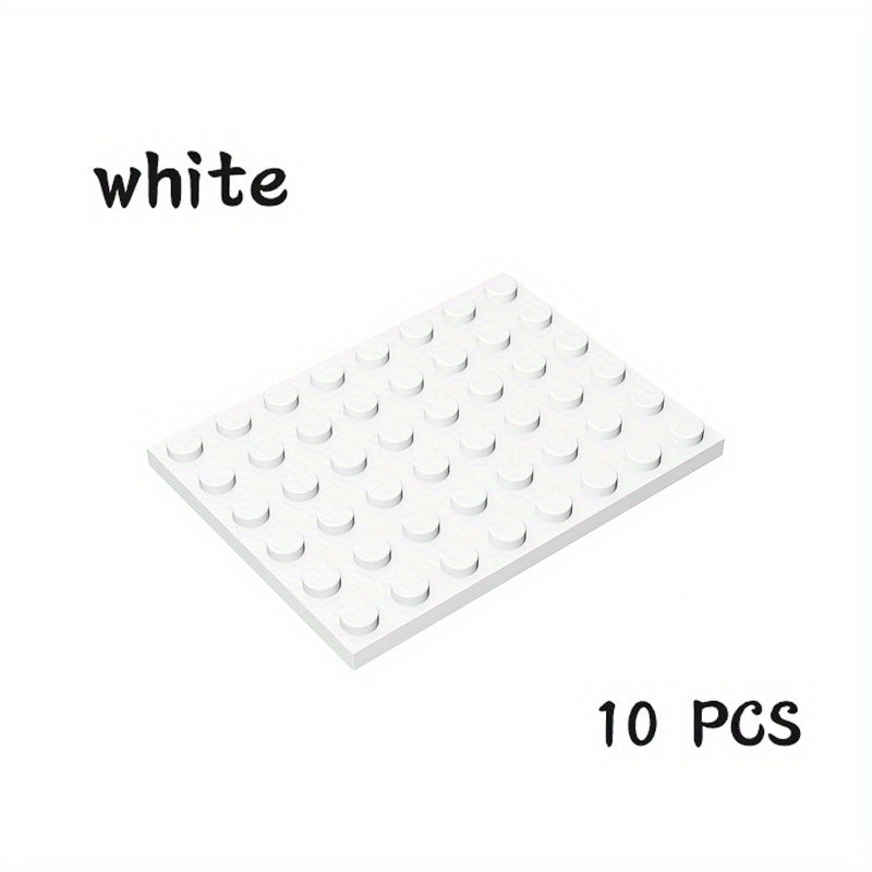 10pcs Low Block Building Set 3036 6x8 Foundation Blocks