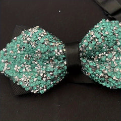 Glitter Faux Diamond Bow Tie for Men