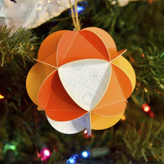 Elegant 3D Flower Ball Cutting Die for Crafts
