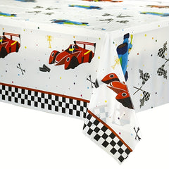 Racing Party Tablecloth Decoration