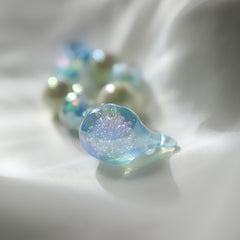 Clear Dolphin Keychain Backpack Pendant Decor