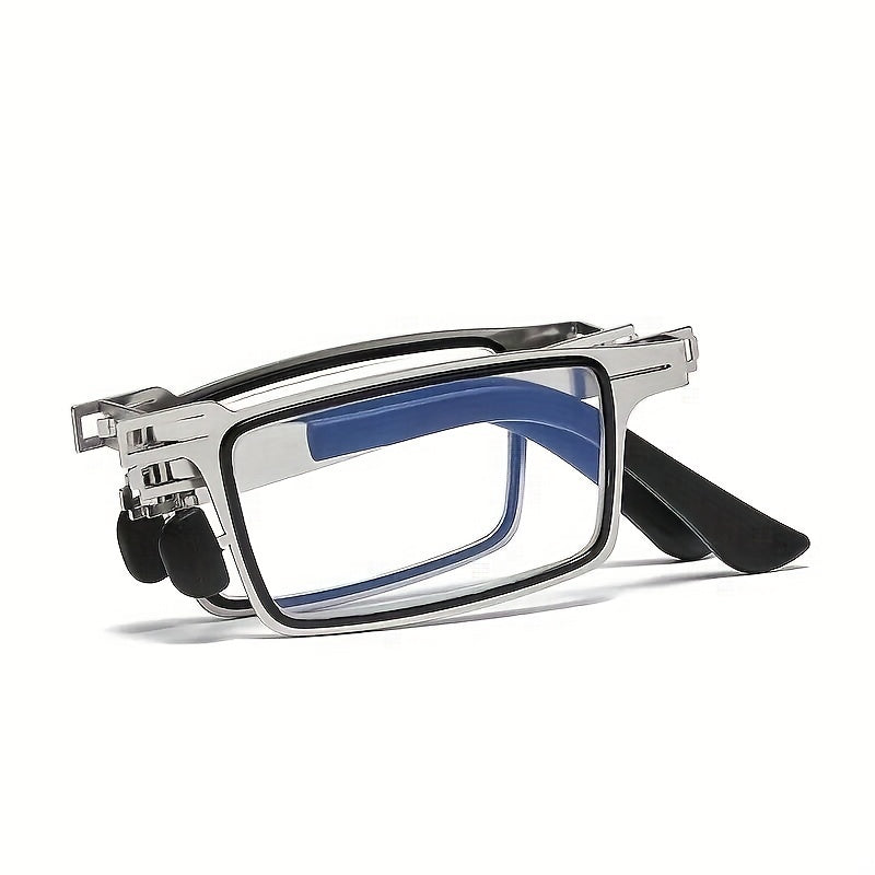 Foldable Light Blocking Reading Glasses Anti Eyestrain UV Presbyopia Glasses