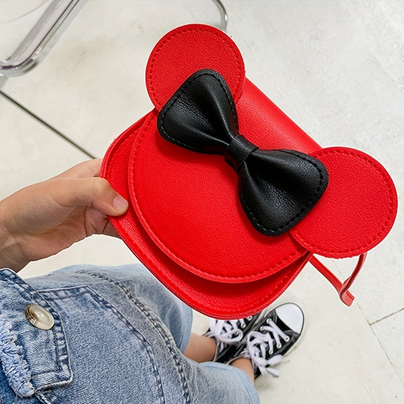 Kids Bow Backpack Messenger Bag Coin Purse Girls Mini Backpack
