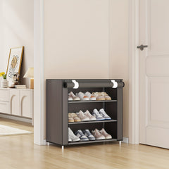 Dustproof Shoe Cabinet with Large Capacity Shoe Rack